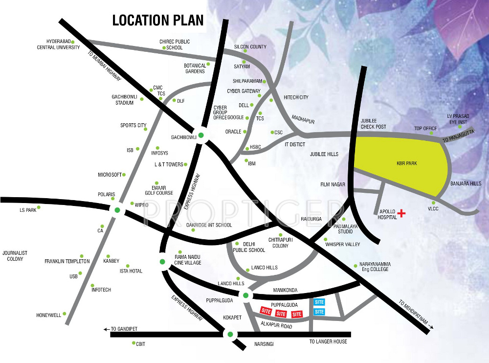 rv developers wisteria Location Plan