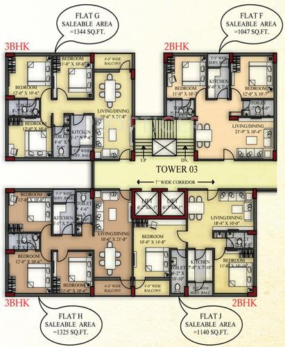 Images for Cluster Plan of Jaetal Group Balaji Hill City Appartment
