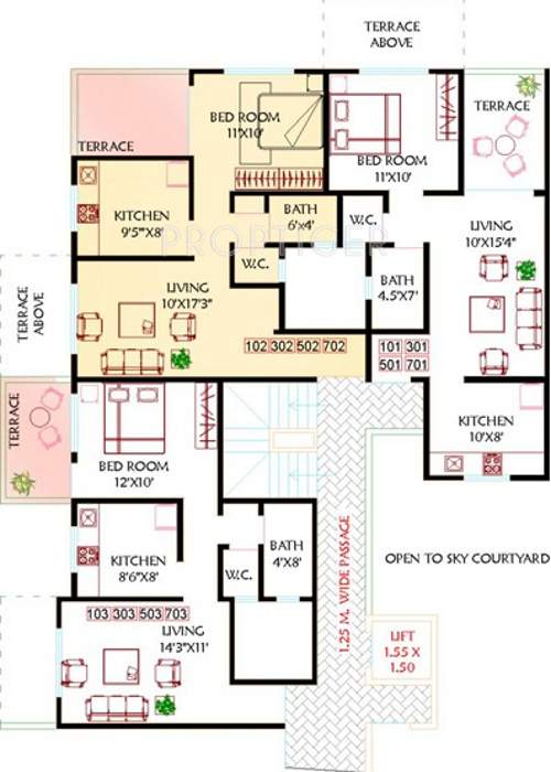 Images for Cluster Plan of Arun Vista