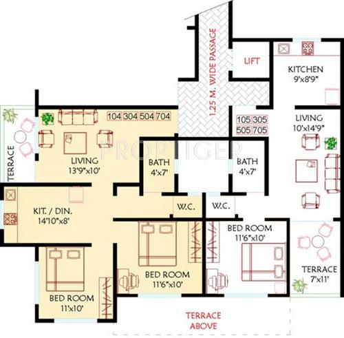 Images for Cluster Plan of Arun Vista