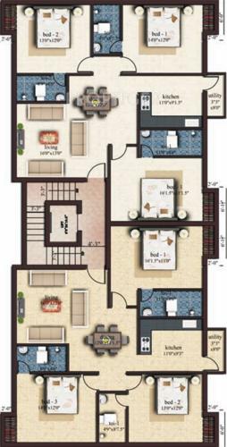 Images for Cluster Plan of India Indira Enclave