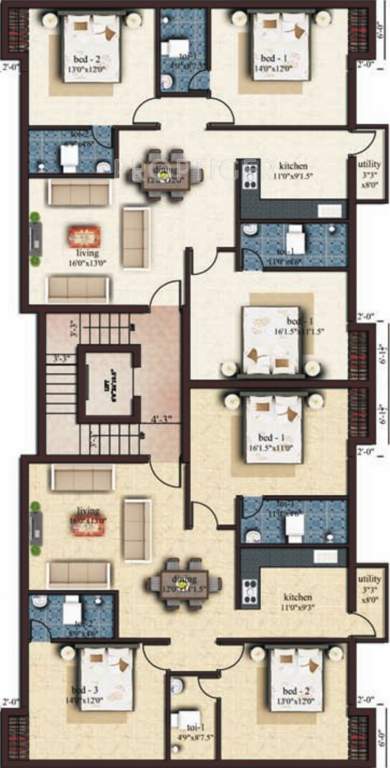 Images for Cluster Plan of India Indira Enclave