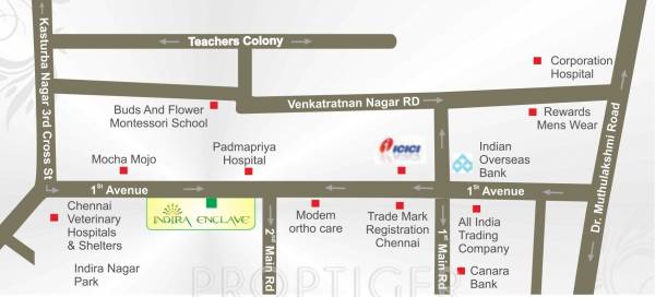 Images for Location Plan of India Indira Enclave