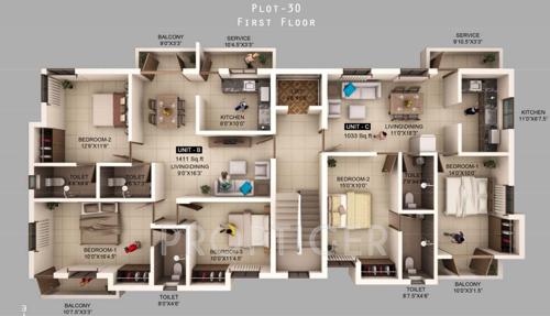  chandrasekar-avenue Images for Cluster Plan of Mahalakshmi Chandrasekar Avenue