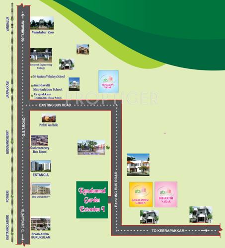 Images for Location Plan of ATS Kamalammal Garden Ext I