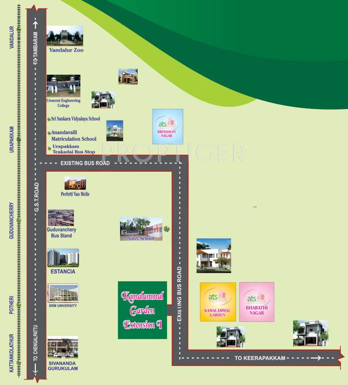 Images for Location Plan of ATS Kamalammal Garden Ext I