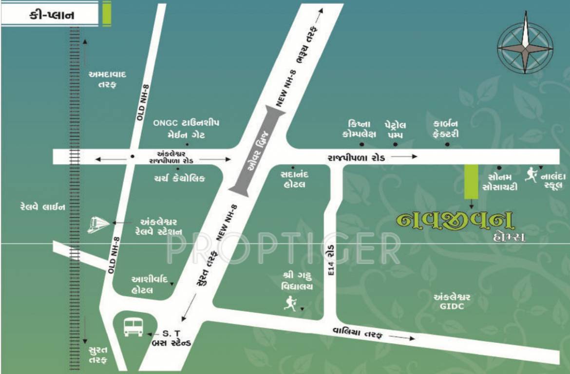 Images for Location Plan of Foliage Real Estate Developers Navjivan Homes