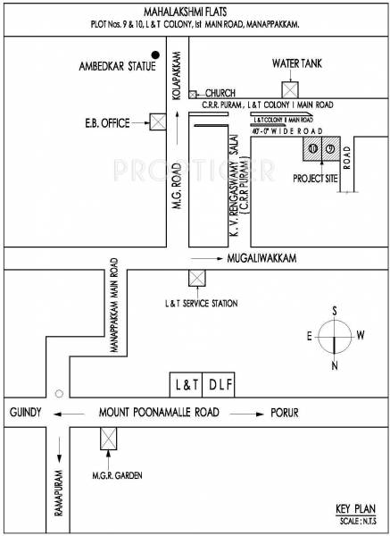 mahalakshmi manappakkam Location Plan