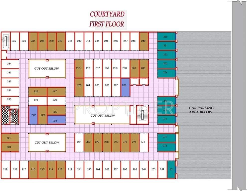 Images for Cluster Plan of Klazina Gateway Courtyard