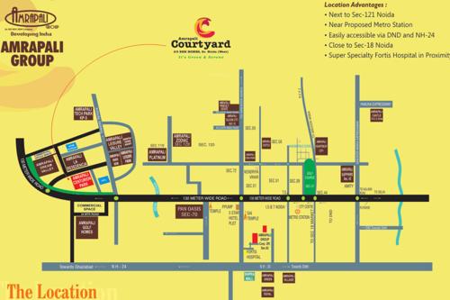 Images for Location Plan of Amrapali Courtyard courtyard Images for Location Plan of Amrapali Courtyard