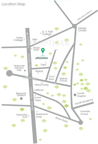  altissimo Images for Location Plan of Paramount Altissimo