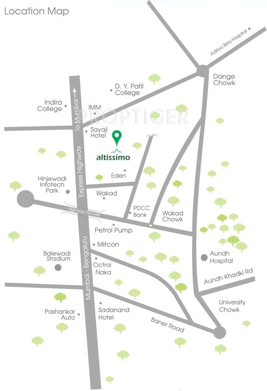  altissimo Images for Location Plan of Paramount Altissimo
