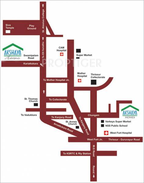 Images for Location Plan of Akshaya Havens Images for Location Plan of Akshaya Havens