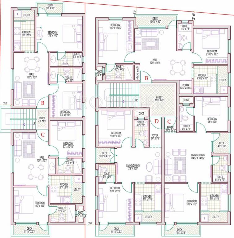 Images for Cluster Plan of Lakshmi Builders Nerkundram