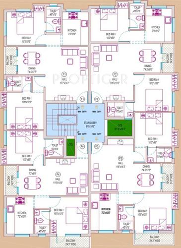 Images for Cluster Plan of Lakshmi Chandrasekharan Nagar