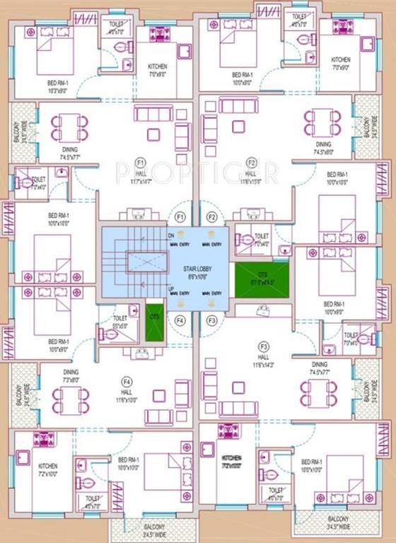 Images for Cluster Plan of Lakshmi Chandrasekharan Nagar