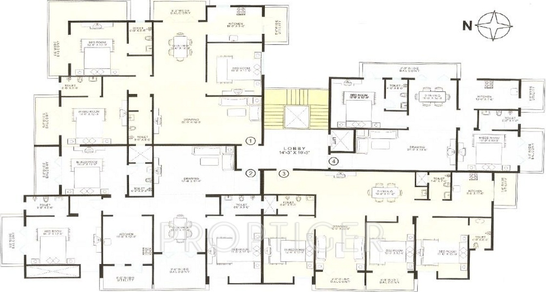 Images for Cluster Plan of SRI Fortune Pride