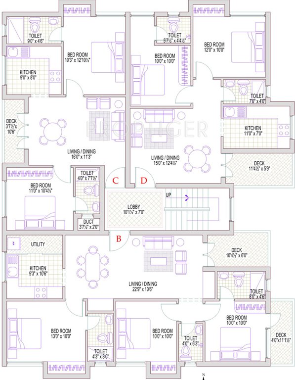 Images for Cluster Plan of Lakshmi Builders Annai Sathya Nagar