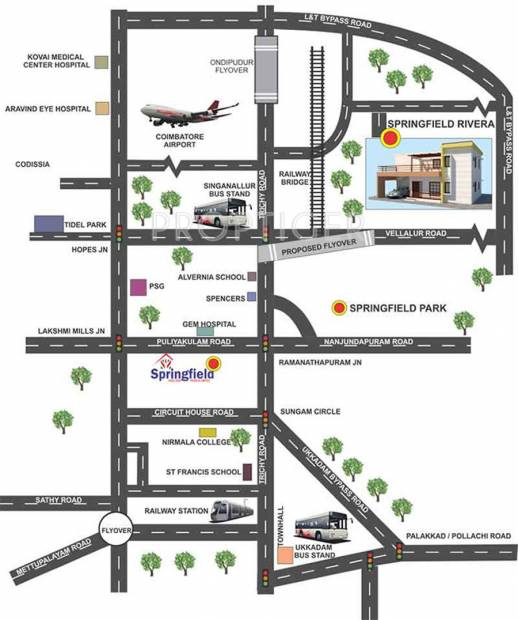  rivera Images for Location Plan of Springfield Rivera