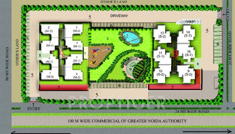 Images for Site Plan of SKA Green Mansion