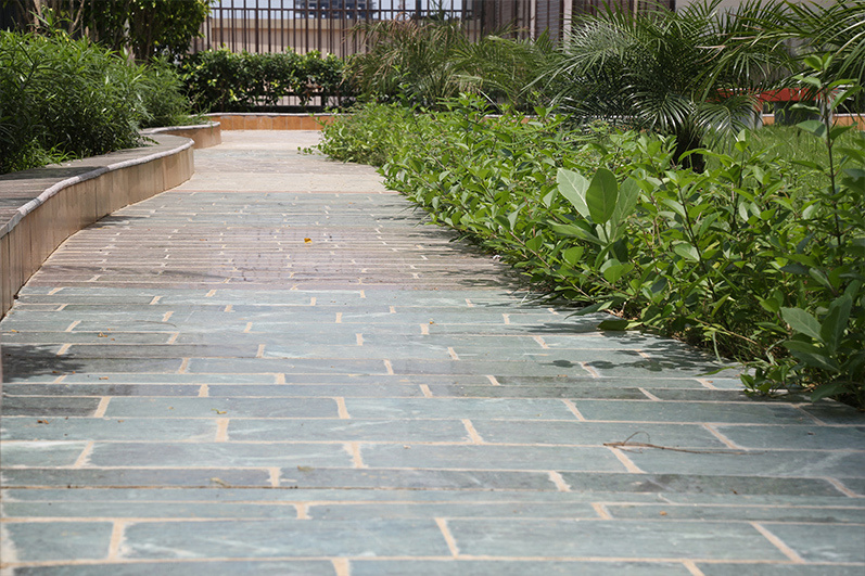 green mansion Paved Compound