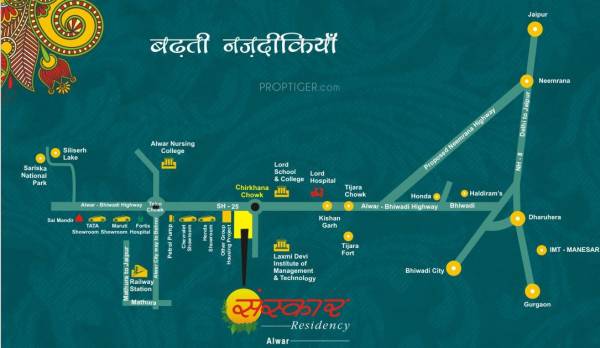 Images for Location Plan of MGI Sanskar Residency Images for Location Plan of MGI Sanskar Residency