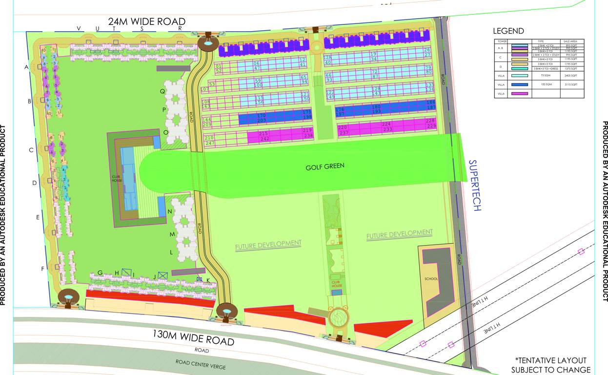  sports city villas Images for Layout Plan of Ajnara Sports City Villas