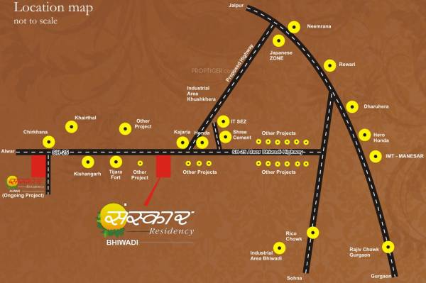 Images for Location Plan of MGI Sanskar Residency Images for Location Plan of MGI Sanskar Residency
