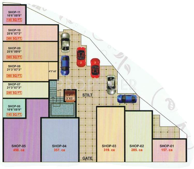 Images for Cluster Plan of Raj Menzes House