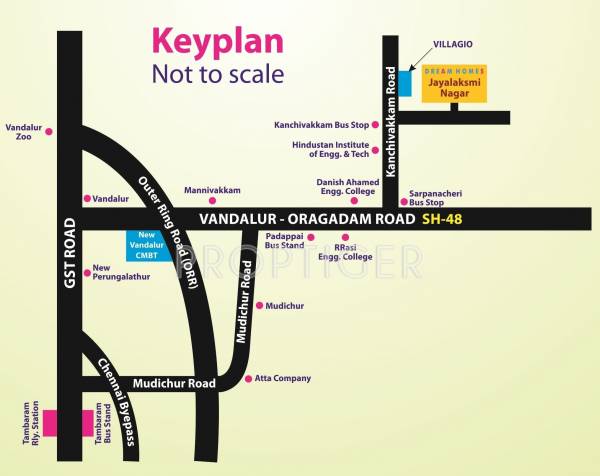 Images for Location Plan of Dream Jayalakshmi Nagar