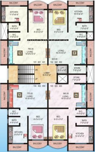 Images for Cluster Plan of Raj Padmavati