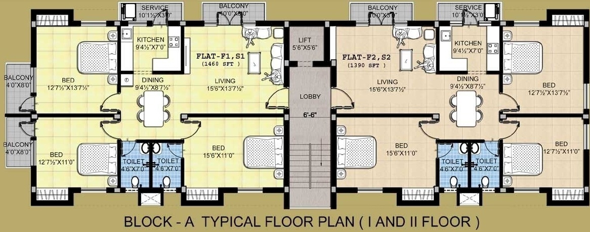 Images for Cluster Plan of Amman Nakshatra Apartment