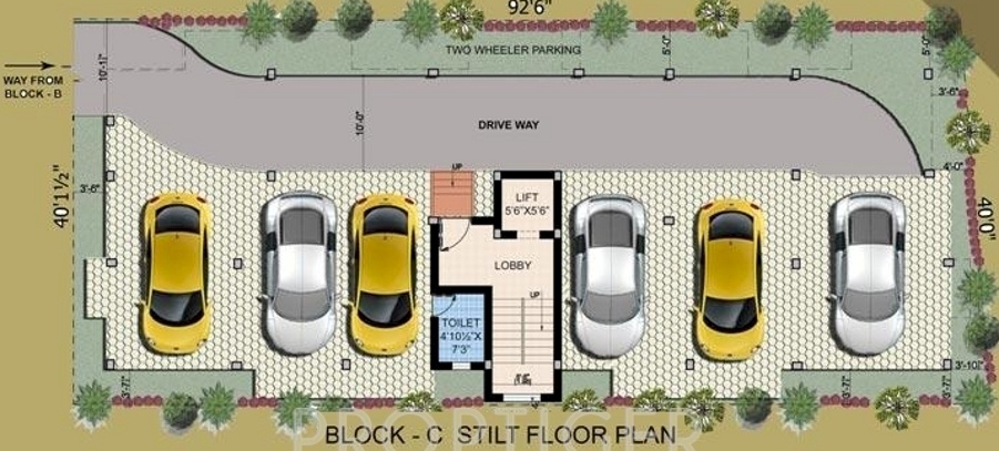 Images for Cluster Plan of Amman Nakshatra Apartment