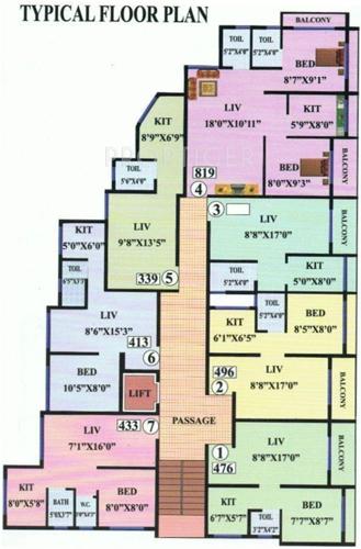 Images for Cluster Plan of Raj Sai Krishna Palace