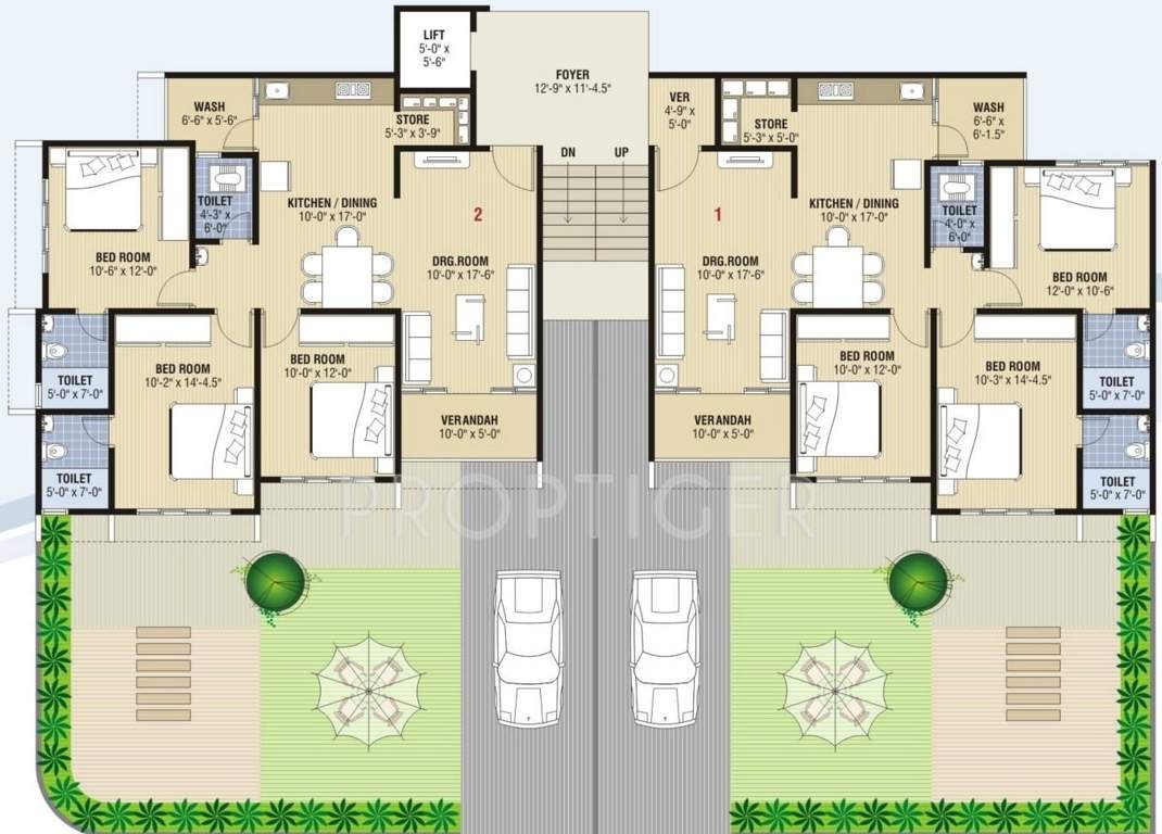 Images for Cluster Plan of SS Enterprises Sai Sneh Residency