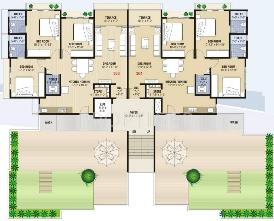 Images for Cluster Plan of SS Enterprises Sai Sneh Residency