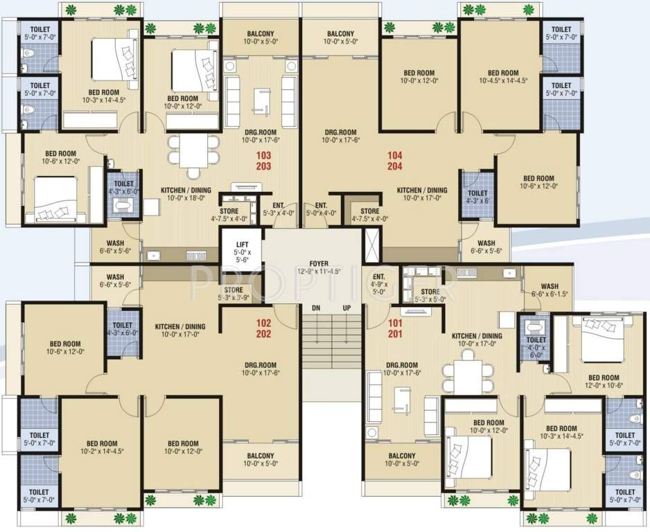 Images for Cluster Plan of SS Enterprises Sai Sneh Residency