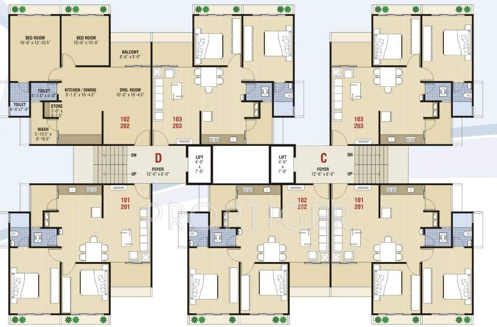 Images for Cluster Plan of SS Enterprises Sai Sneh Residency