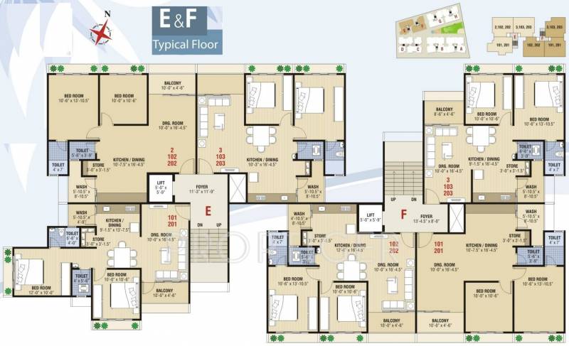 Images for Cluster Plan of SS Enterprises Sai Sneh Residency