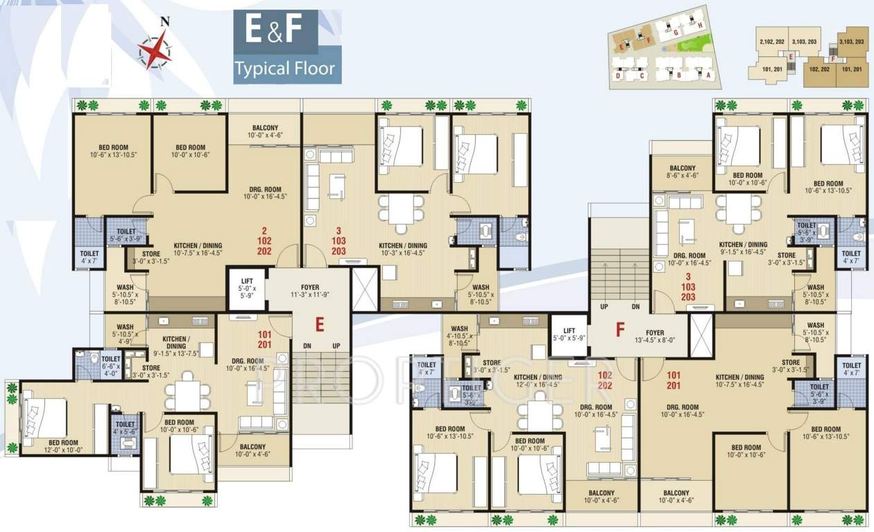 Images for Cluster Plan of SS Enterprises Sai Sneh Residency