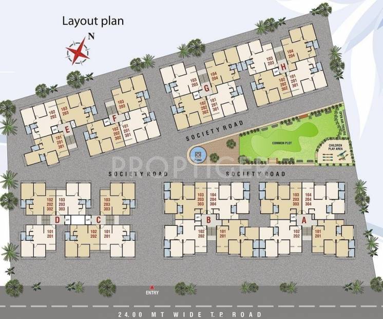 Images for Layout Plan of SS Enterprises Sai Sneh Residency