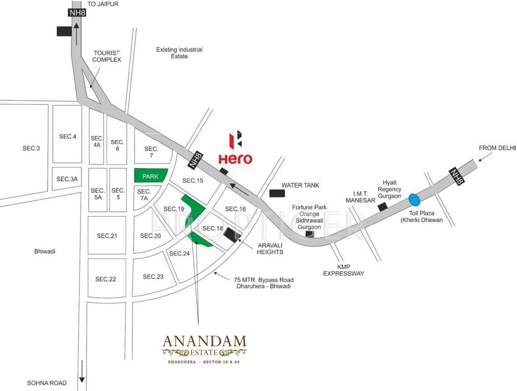 Images for Location Plan of MGH Anandam Estate