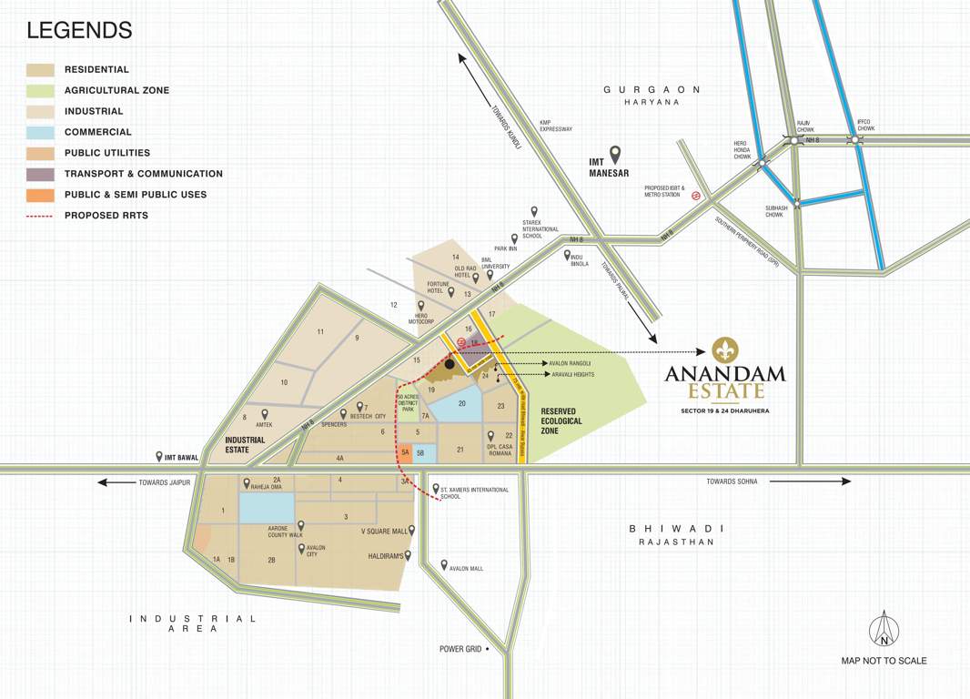 Images for Location Plan of MGH Anandam Estate