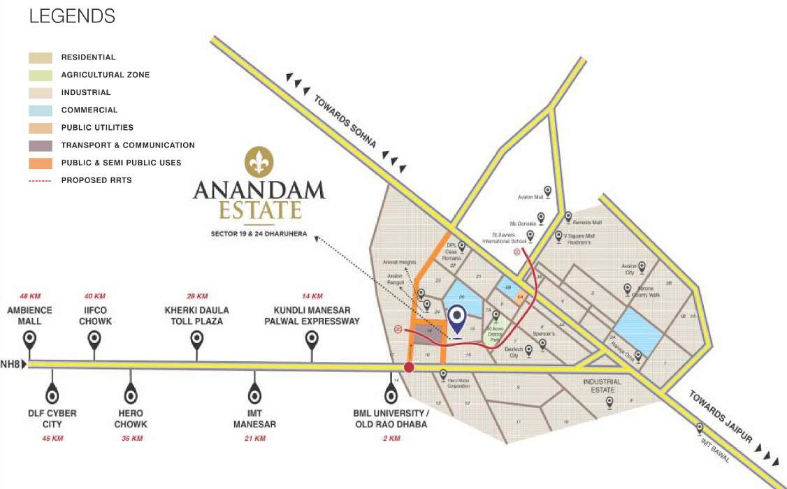 Images for Location Plan of MGH Anandam Estate