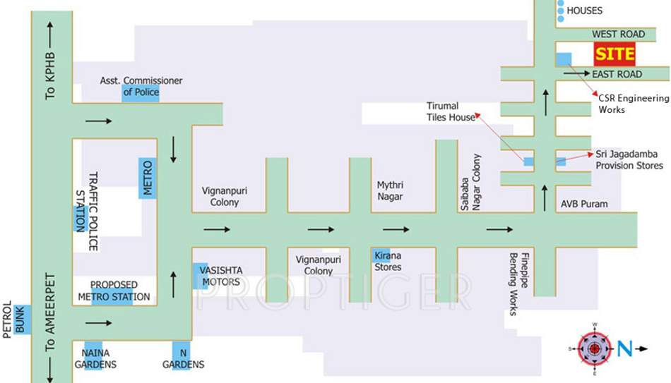  prime Images for Location Plan of RK Infratech Prime