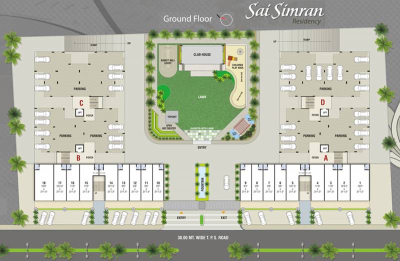 Images for Cluster Plan of SS Sai Simran Residency