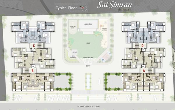 Images for Cluster Plan of SS Sai Simran Residency