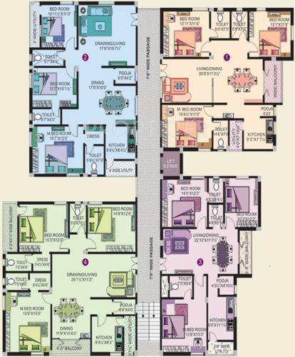 Images for Cluster Plan of Ashok Rohith Wooz Images for Cluster Plan of Ashok Rohith Wooz