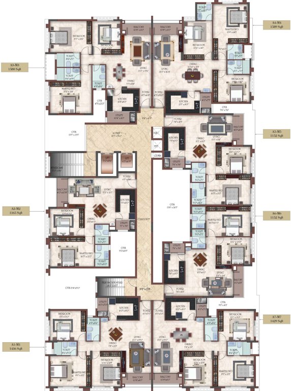 Images for Cluster Plan of Casagrand Masseys