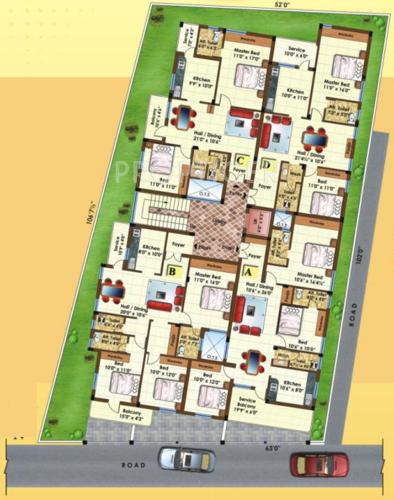 Images for Cluster Plan of Chola Kamban Kudil